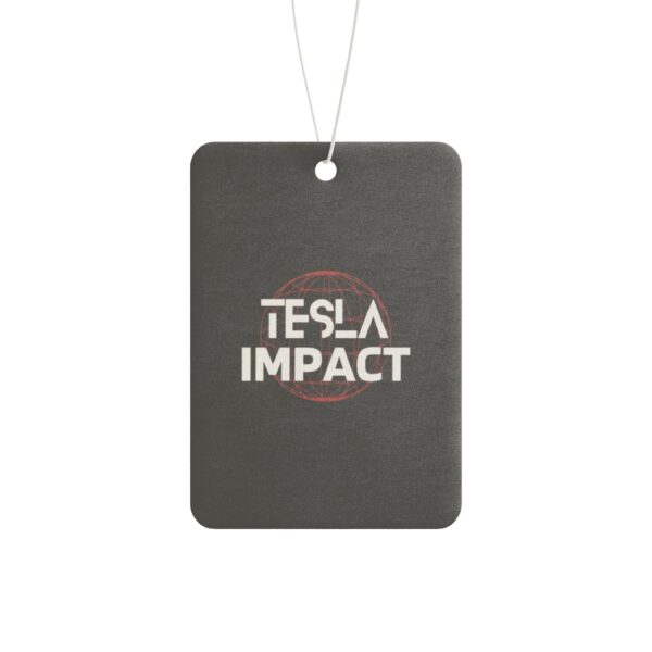 Tesla Impact Car Air Freshener - Stylish Automotive Fragrance Tag - Image 2