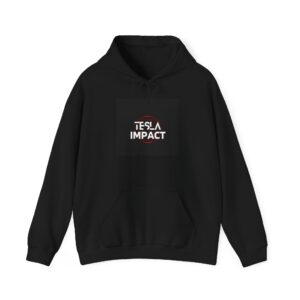 Tesla Impact Unisex Heavy Blend Hoodie - Perfect for Innovators and Tech Enthusiasts